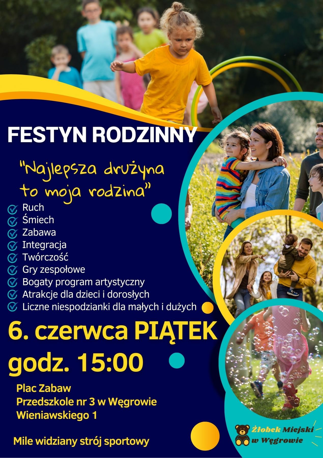 Festyn Rodzinny dla naszych żłobkowiczów i ich rodziców